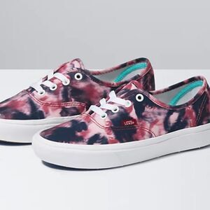 Vans‎ Grunge Wash Comfy Cush Authentic Lace-Up Sneaker